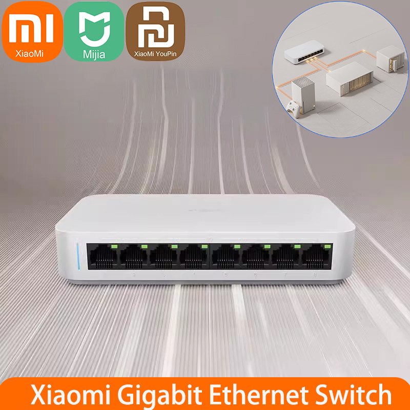 Xiaomi Mi 8 puertos RJ45 Gigab - Xiaomi Hub Mijia Hub reseña y precio