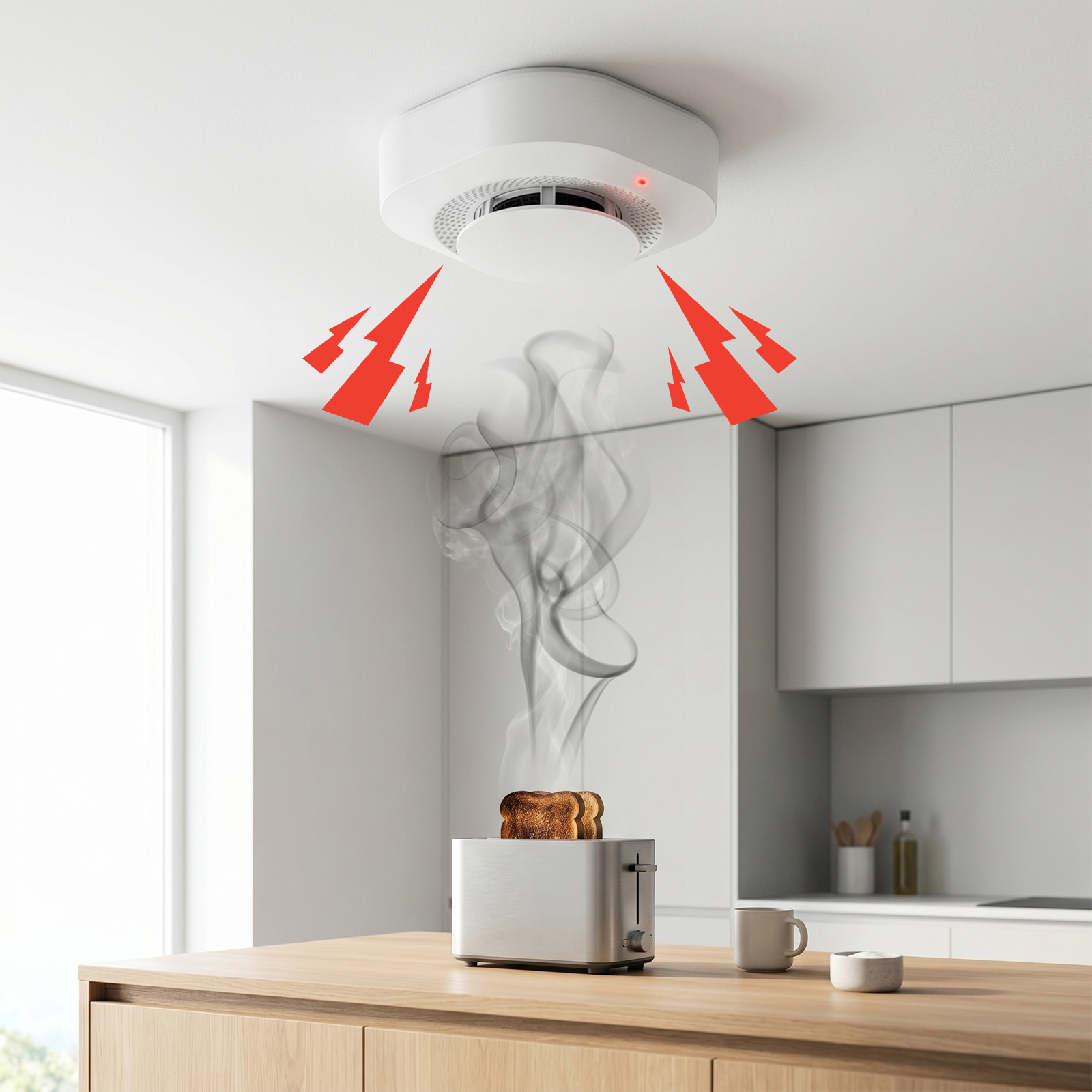 4 / 6 / 8 / 12 unidades Detect - Smoke Detector Interconnected reseña y precio
