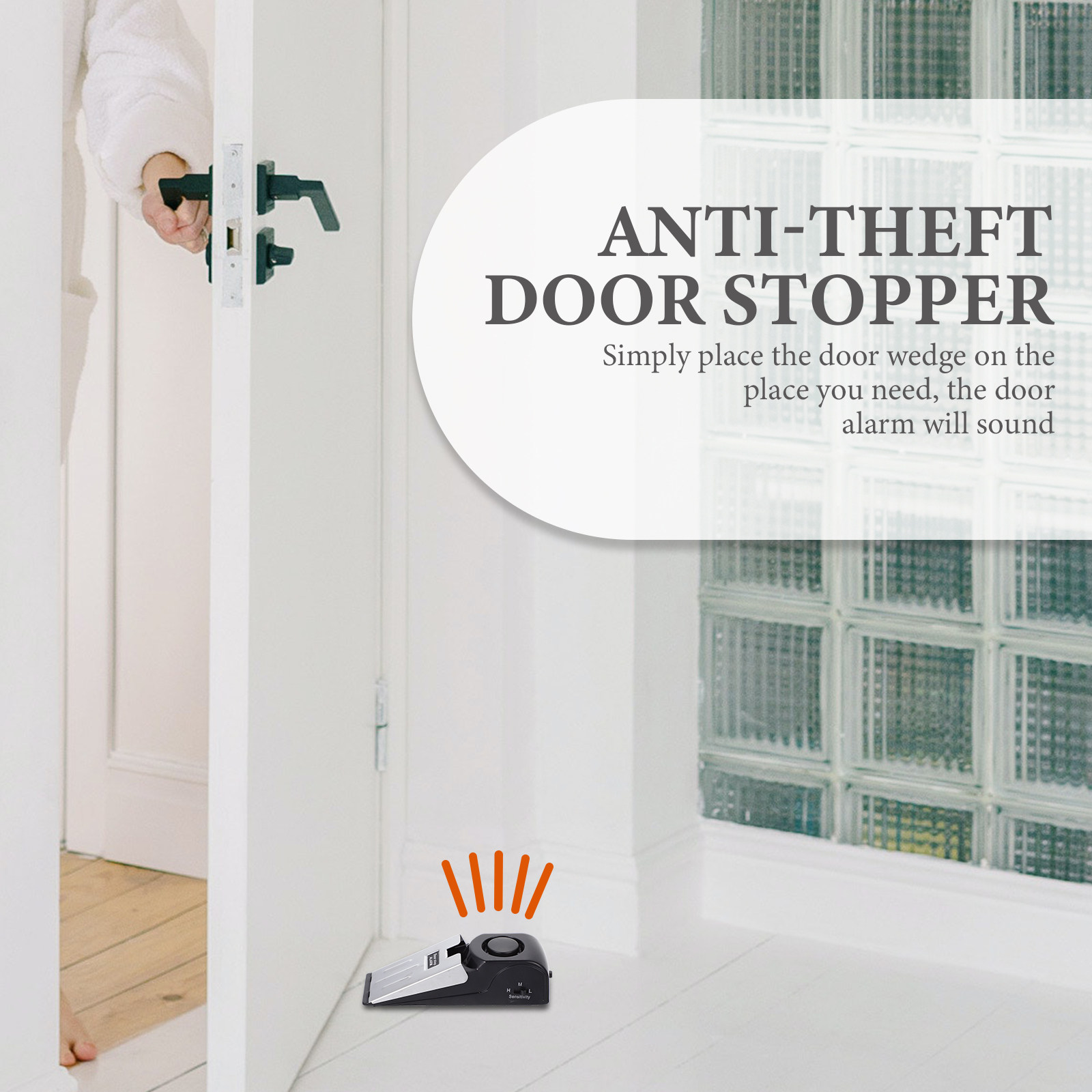 Tope de puerta antirrobo con a - Door Stop Alarm reseña y precio