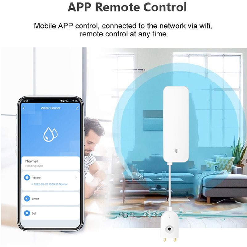 Sensor Inteligente de Fugas de - Water Alarm Sensor reseña y precio