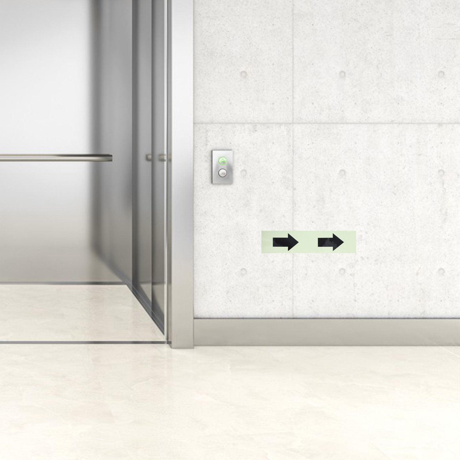 Cinta reflectante con flechas  - Emergency Exit Sign reseña y precio