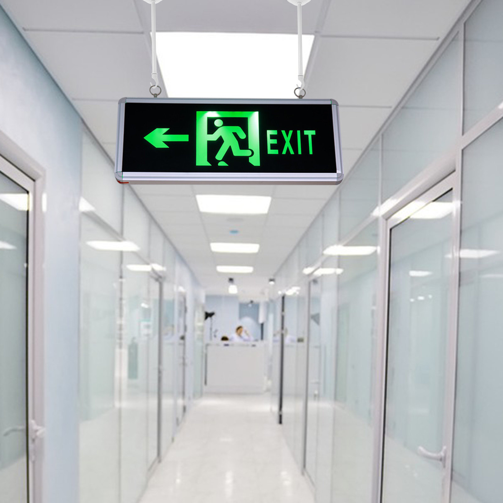 2 unidades de barras de hierro - Emergency Exit Sign reseña y precio