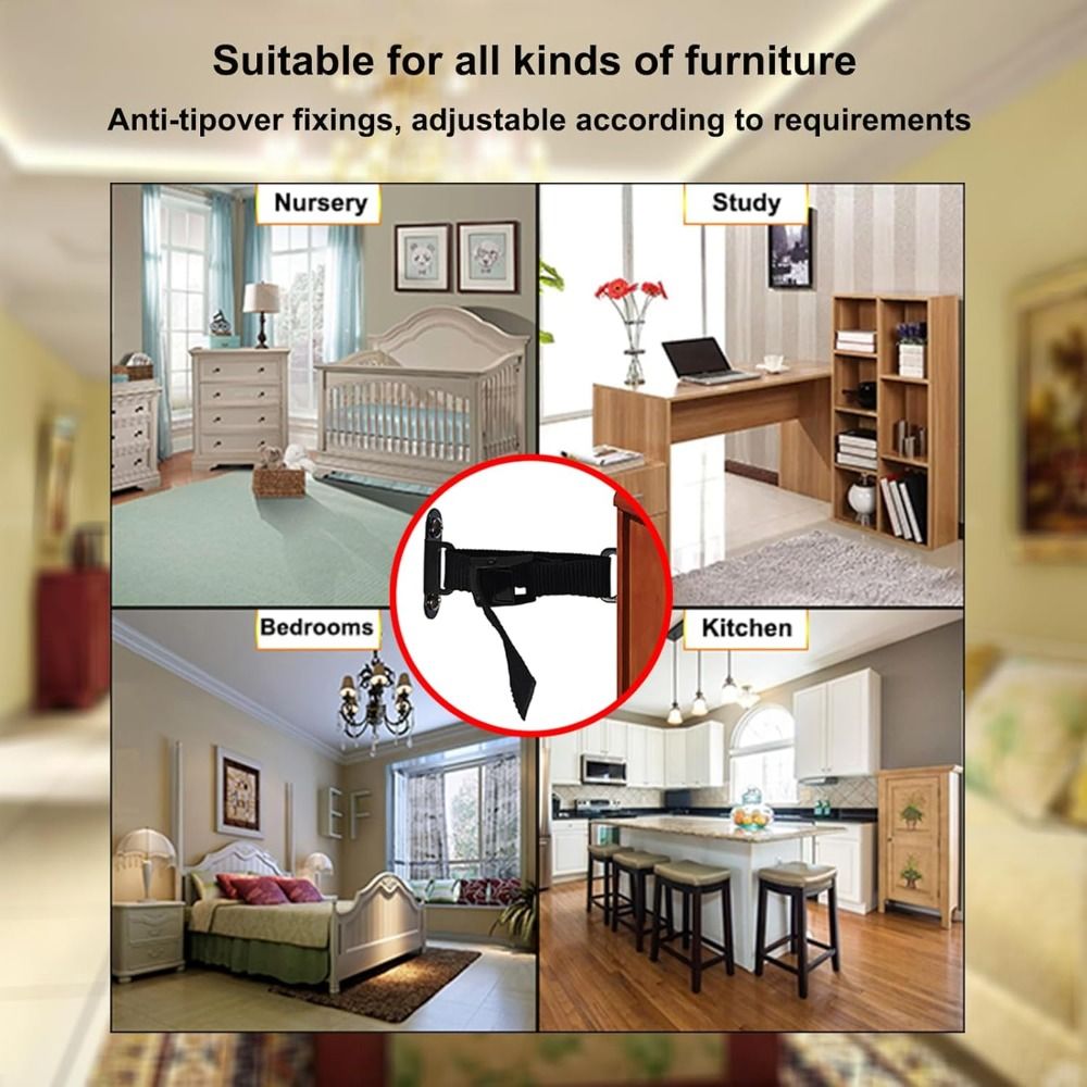 Anclajes para Muebles a Prueba - Earthquake Anchor Strap reseña y precio