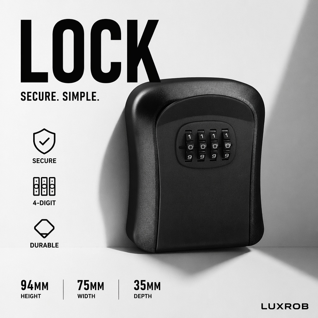 Caja de almacenamiento de llav - Lockbox Key Secure reseña y precio