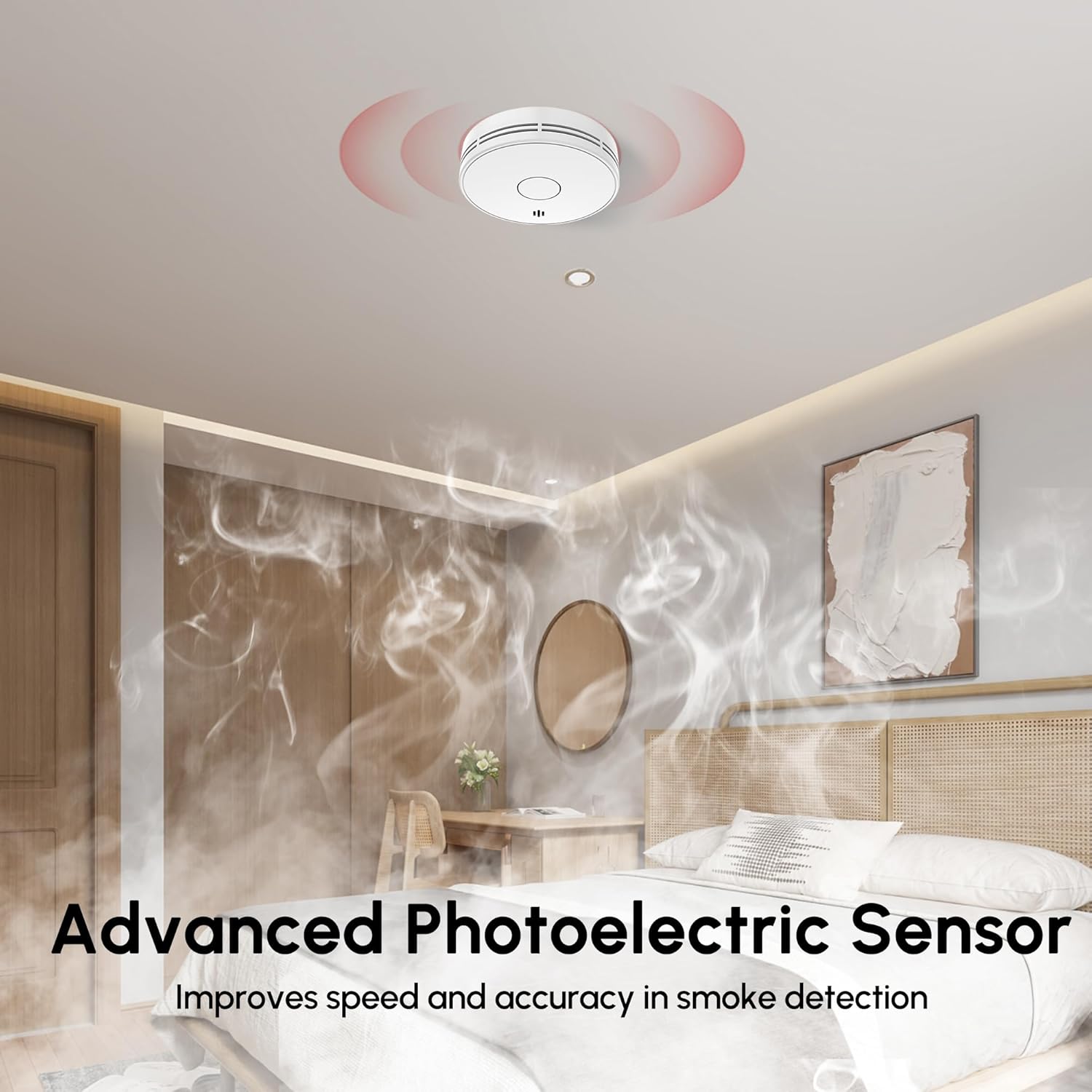 Alarma de humo para el hogar,  - Smoke Detector Interconnected reseña y precio