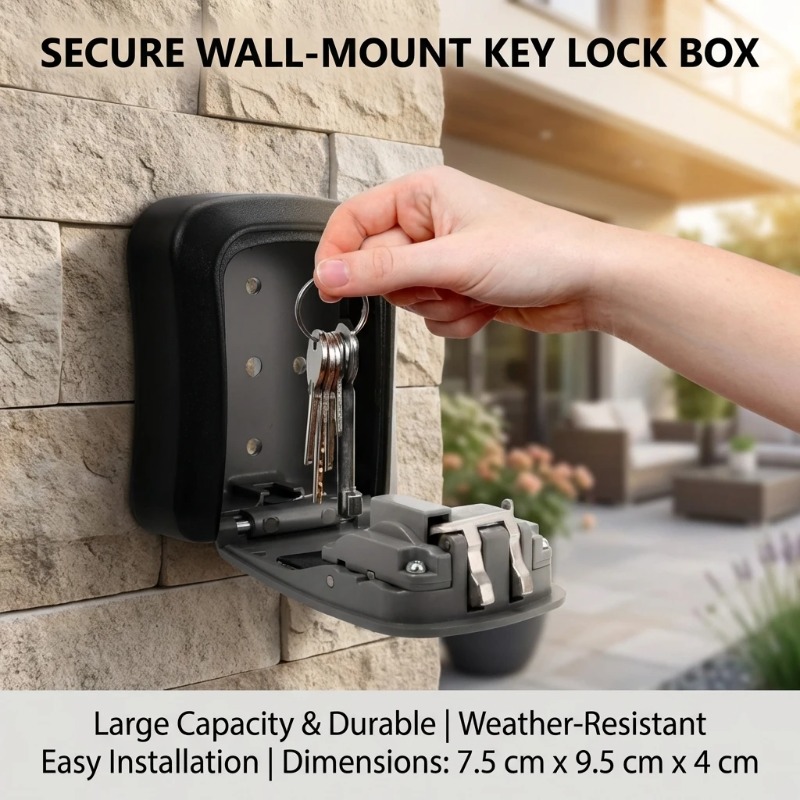 Caja de Seguridad para Llaves  - Lockbox Key Secure reseña y precio